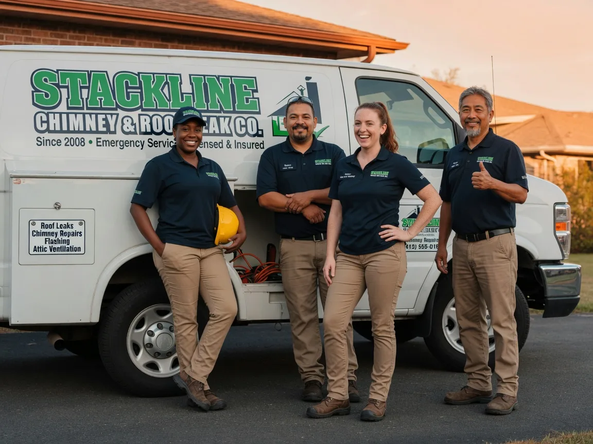 Chimney flashing repair company in Wilton, CA